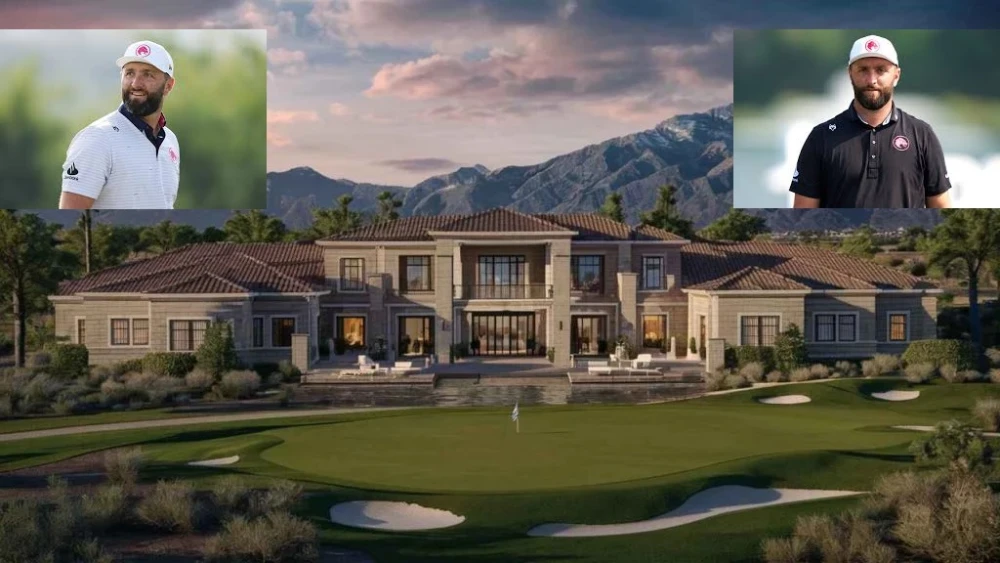 Jon Rahm’s House showcasing elegant architecture, lush landscaping, and luxurious interiors that reflect the golfer’s winning taste.