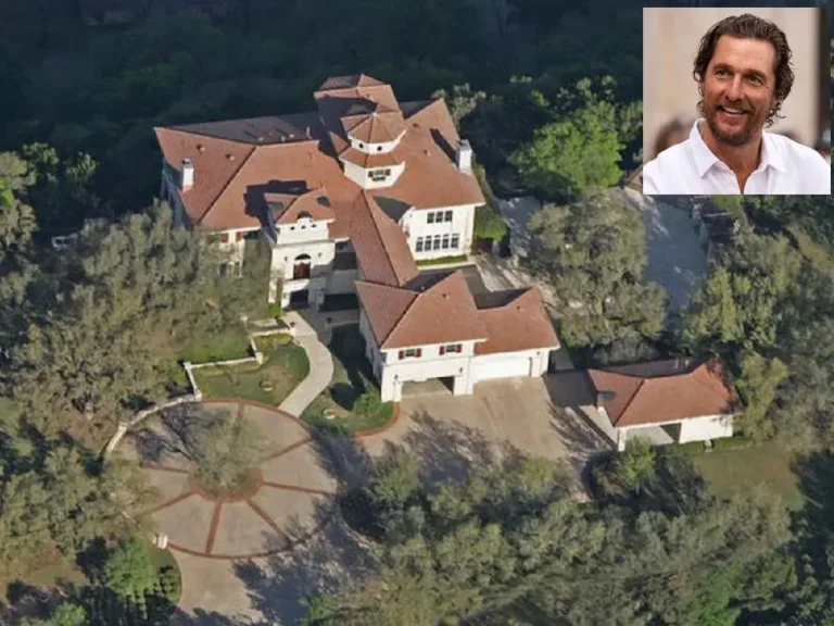 A stunning view of Matthew McConaughey House, showcasing its breathtaking architecture, lush surroundings, and elegant design that reflects his iconic style.