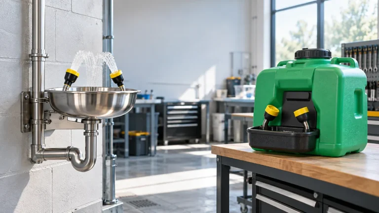 Plumbed vs Portable Eyewash Stations: 7 Essential Safety Tips