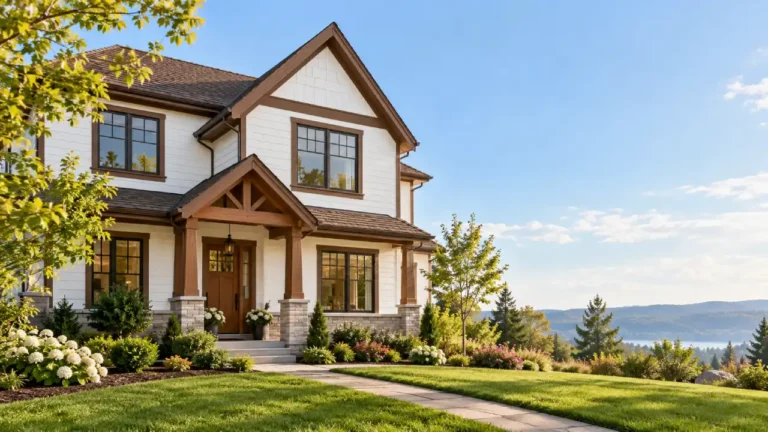 White House Brown Trim: Timeless Exterior Charm