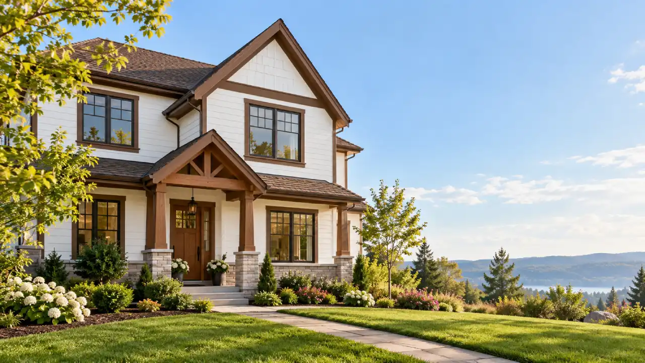 White House Brown Trim: Timeless Exterior Charm