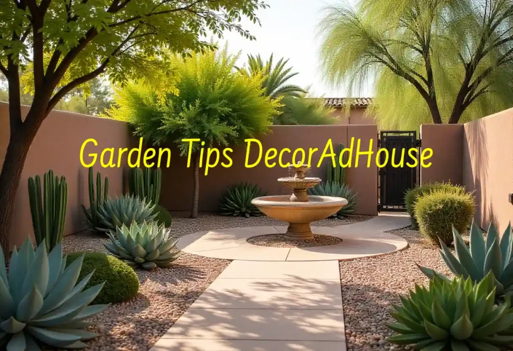 Beautiful backyard setup showcasing creative garden tips decoradhouse with plants, outdoor seating, and stylish decor ideas for a cozy retreat.