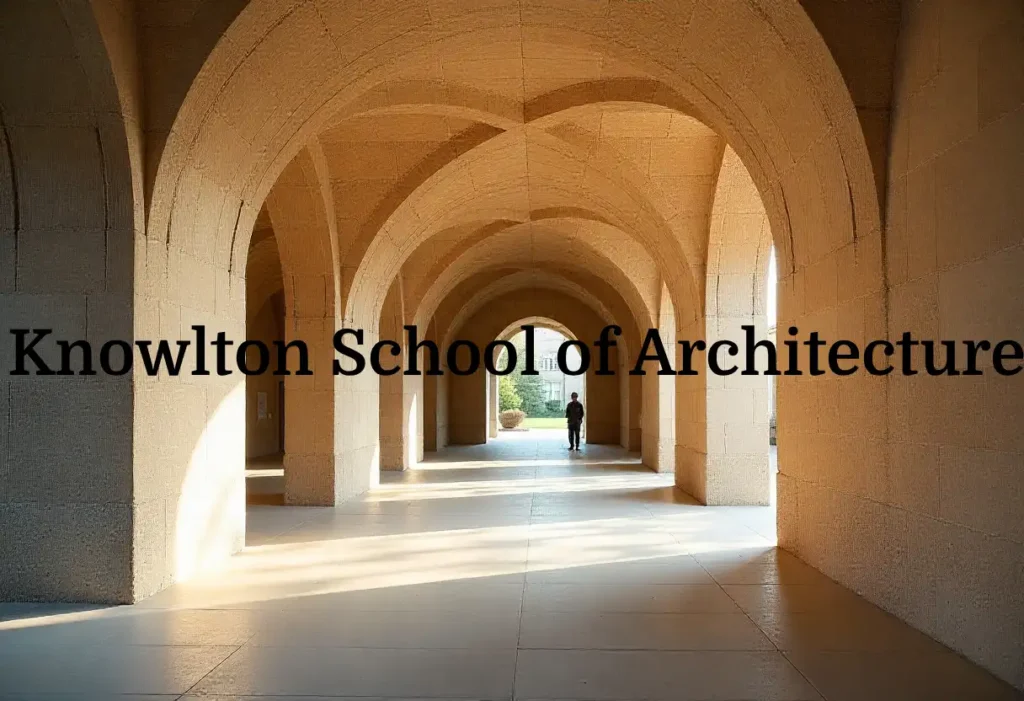 Featured image of the Knowlton School of Architecture showcasing its modern building design and innovative architectural spaces.