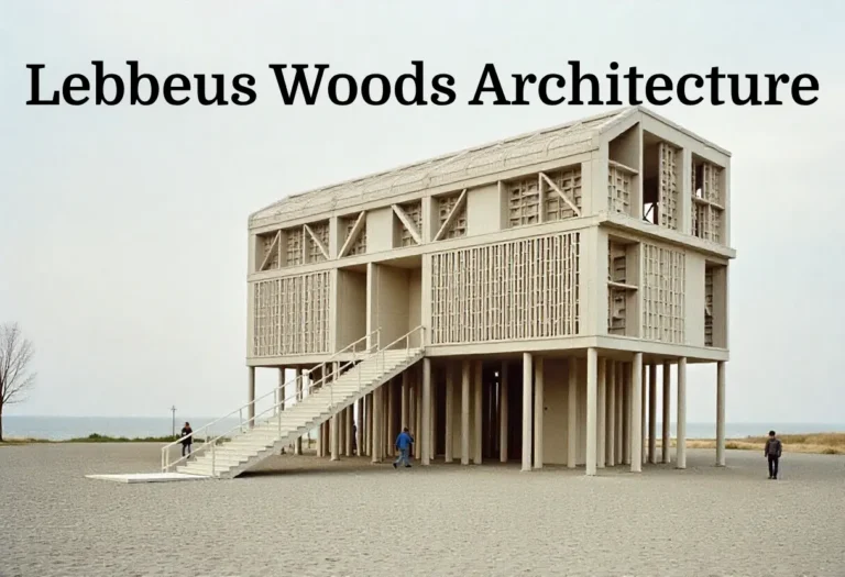 Futuristic conceptual sketch showcasing the imaginative and experimental style of lebbeus woods architecture in bold structural forms.