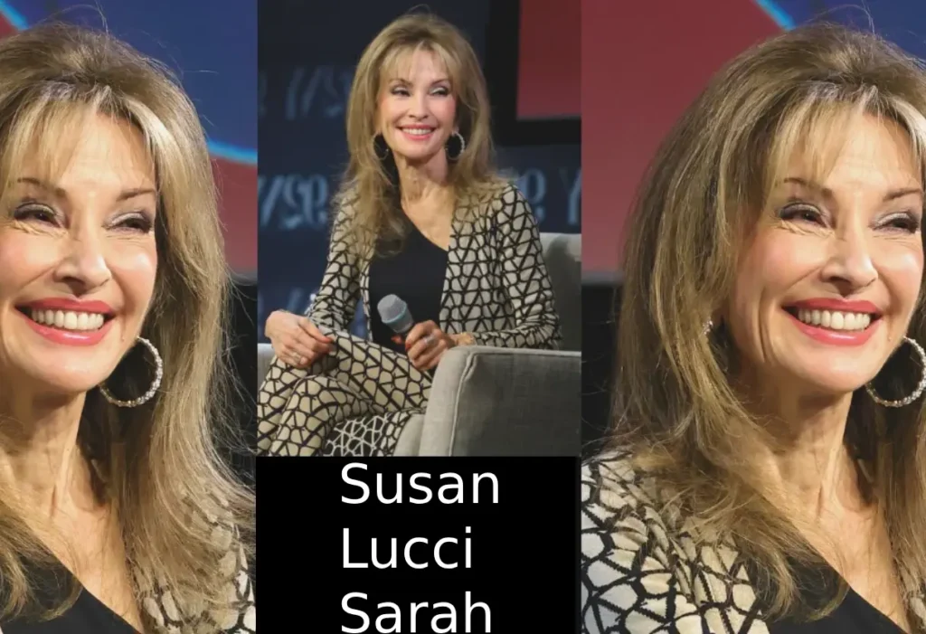 Susan Lucci and Sarah Snook smiling together backstage at a Broadway show.