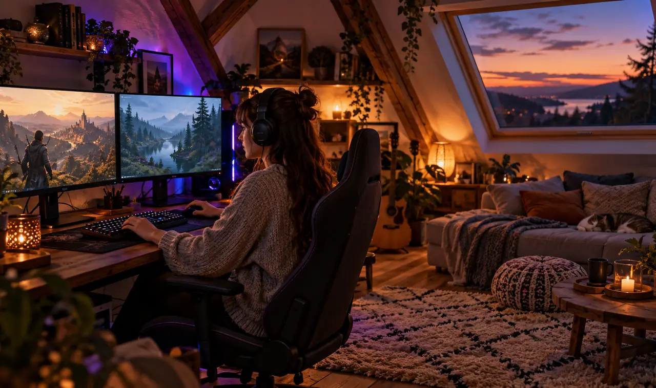 18 Attic Gaming Room Ideas for an Amazing Upstairs Escape