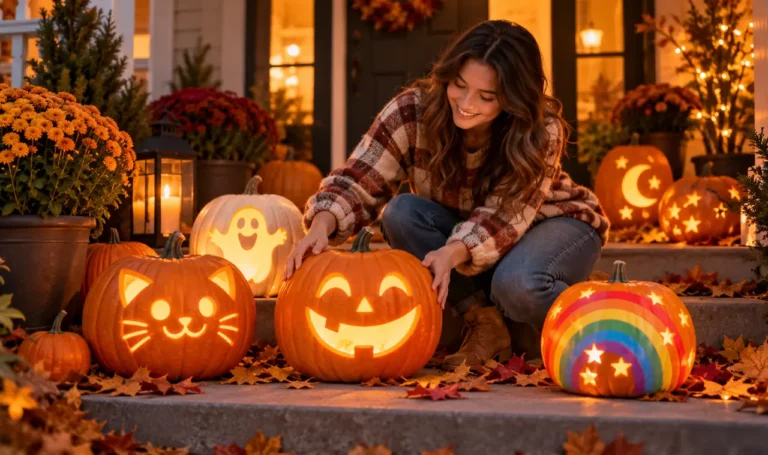 17 Cute Pumpkin-Carving Ideas That Aren’t Too Scary