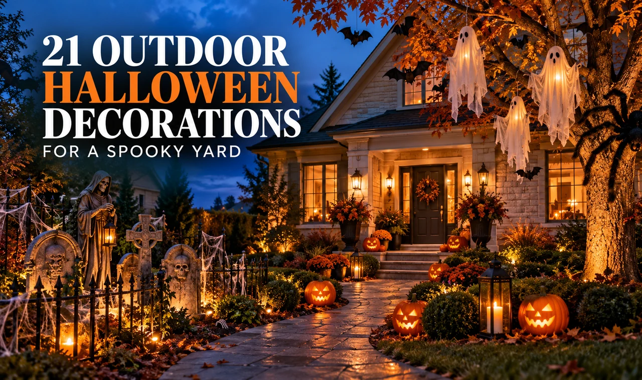 21 Outdoor Halloween Decorations for a Spooky Yard