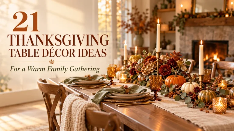 21 Thanksgiving Table Décor Ideas for a Warm Family Gathering