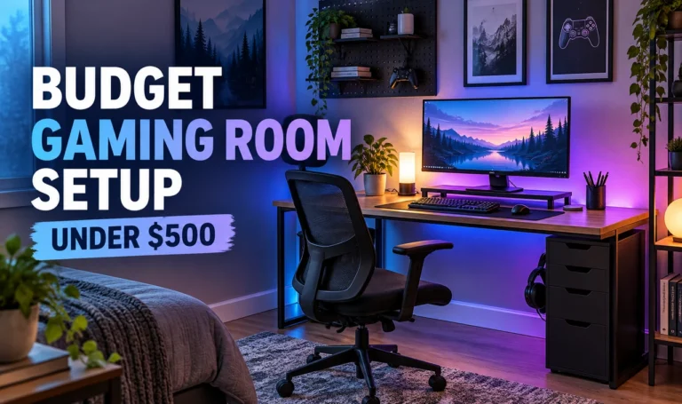 How to Build a Budget Gaming Room Setup Under $500