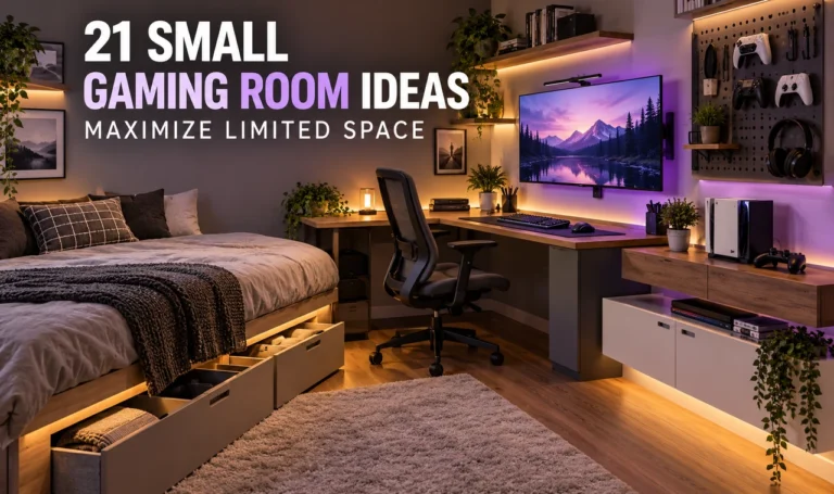 21 Small Gaming Room Ideas That Maximize Limited Space