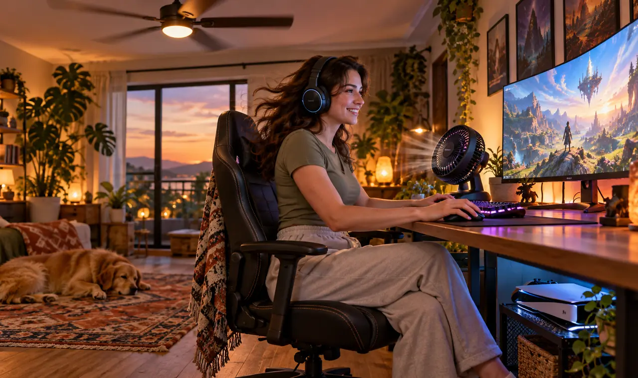 15 Gaming Room Cooling Ideas for PCs, Consoles and Small Spaces