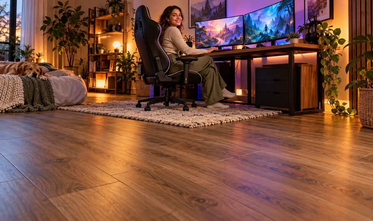 15 Gaming Room Flooring Ideas for Comfort, Style and Easy Cleaning