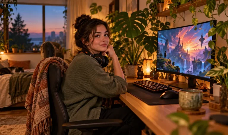 18 Gaming Room Ideas With Plants for a Calmer, Fresher Setup