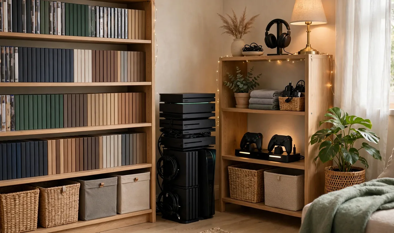 15 Gaming Room Storage Ideas for Consoles and Accessories
