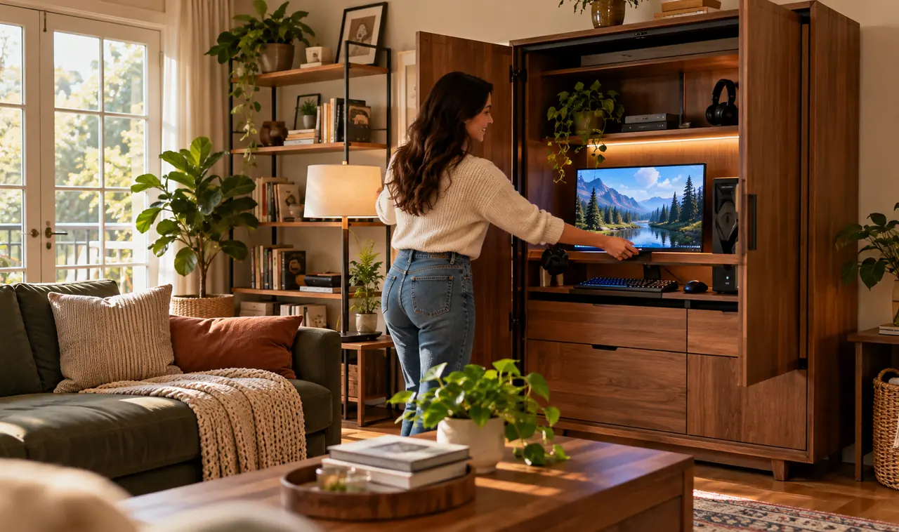 15 Hidden Gaming Setup Ideas for a Multipurpose Home