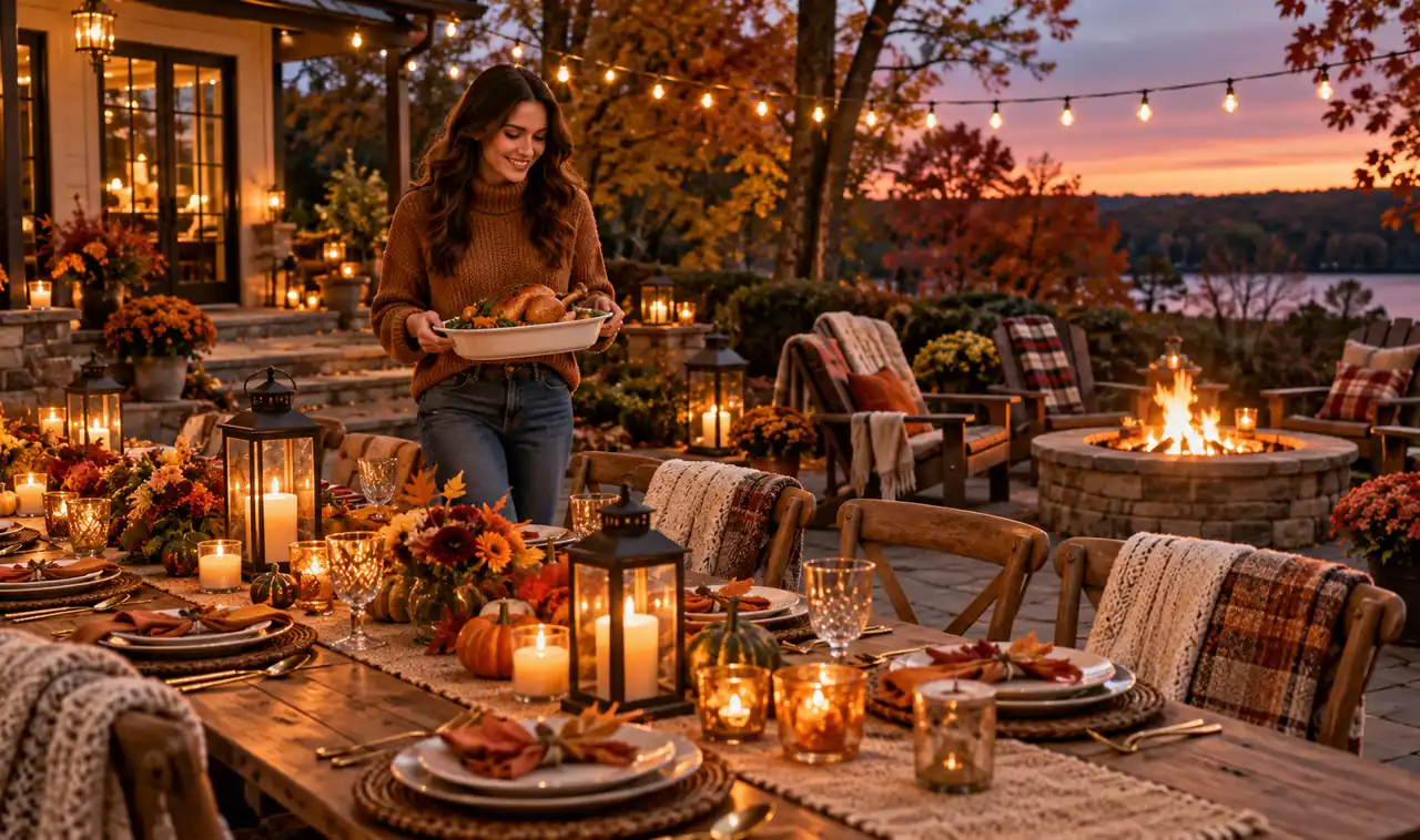15 Outdoor Thanksgiving Dinner Ideas for a Cozy Backyard Gathering