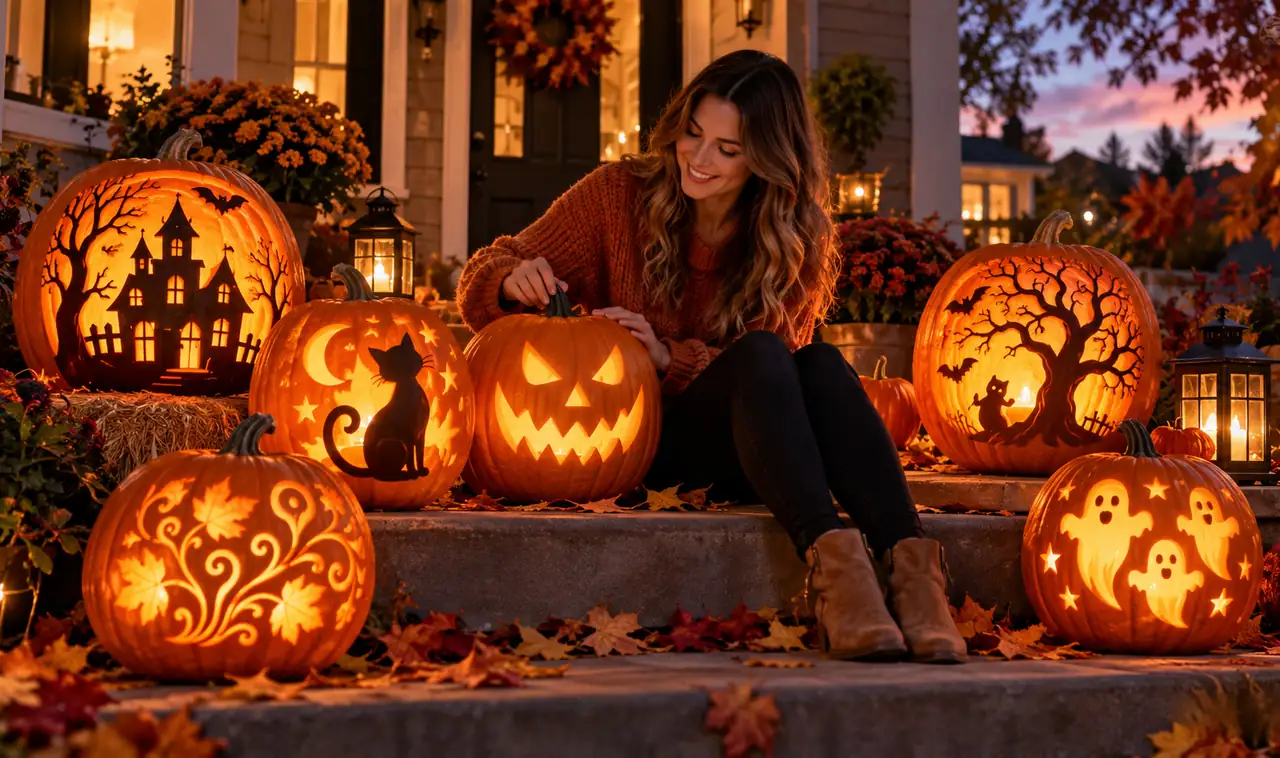 20 Pumpkin-Carving Ideas for Beginners That Look Impressive