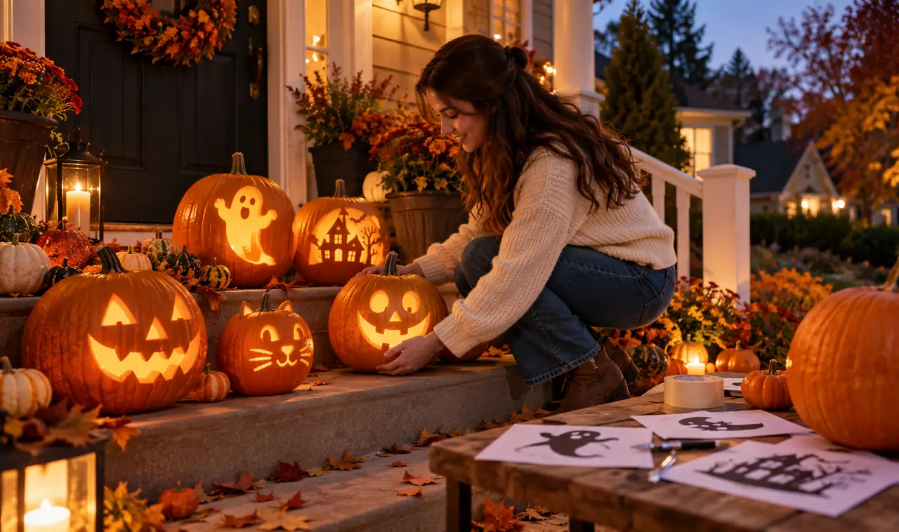 18 Free Pumpkin-Carving Stencils for Beginners