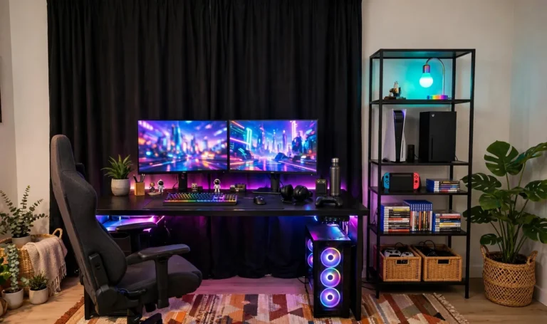 21 Renter-Friendly Gaming Room Ideas Without Permanent Changes