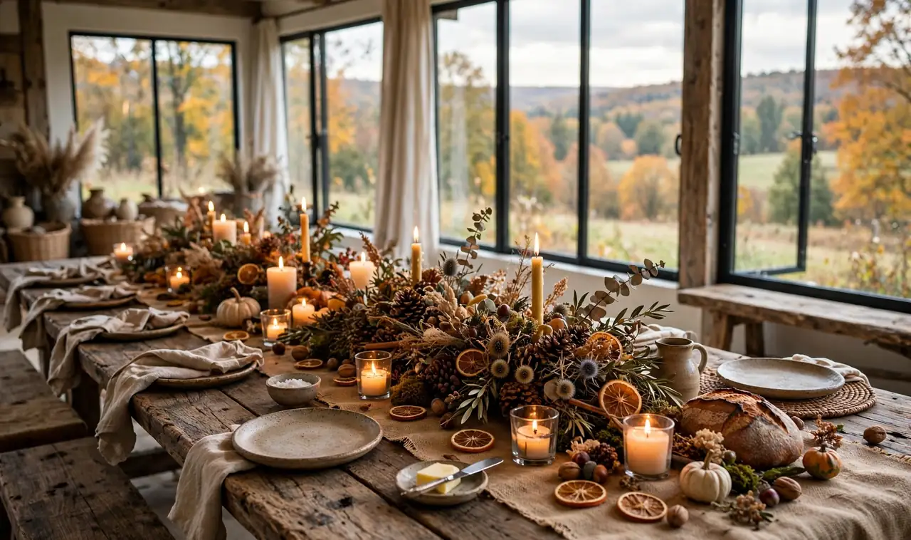 15 Rustic Thanksgiving Decor Ideas With Natural Materials