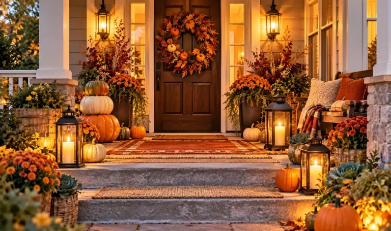 17 Thanksgiving Entryway Ideas to Welcome Your Guests
