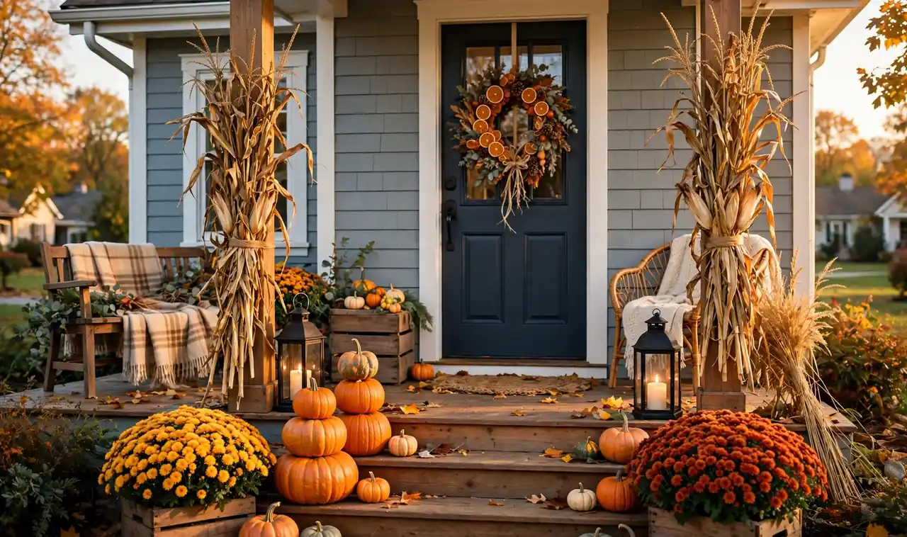 15 Thanksgiving Front Porch Ideas for a Welcoming Entrance
