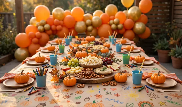 17 Thanksgiving Kids Table Decor Ideas They Will Love