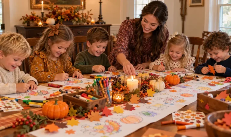 18 Thanksgiving Kids’ Table Ideas That Keep Children Entertained