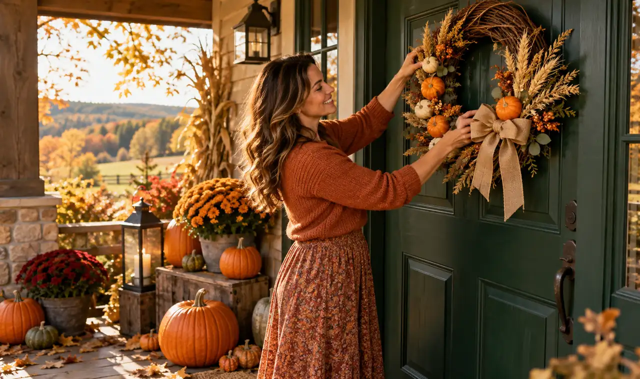 17 Thanksgiving Wreath Ideas for a Beautiful Seasonal Welcome